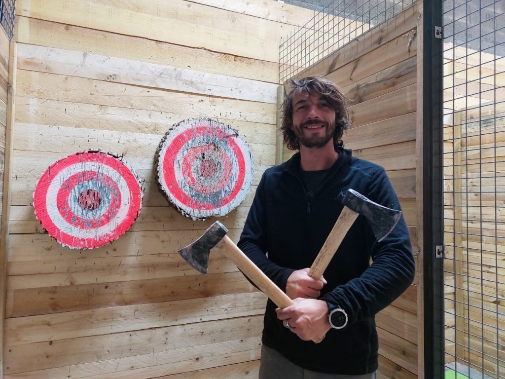 Furnaces: The ax-throwing space opens its doors