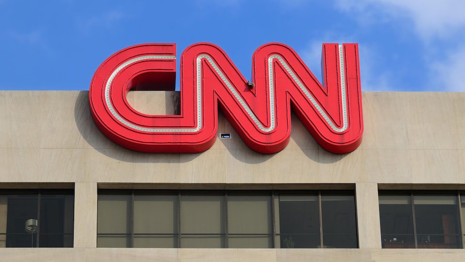 CNN logo on top of a building