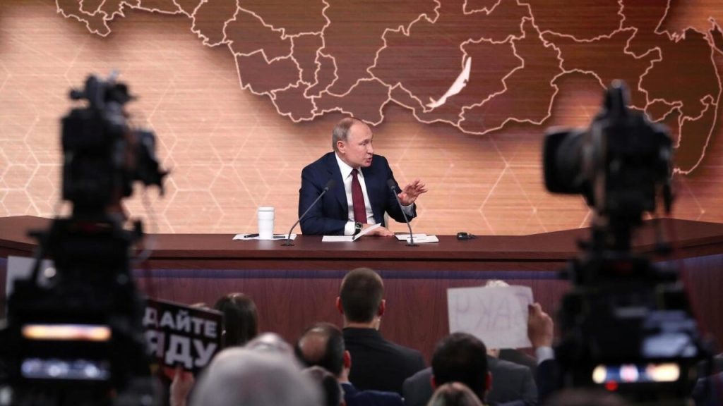Vladimir Putin is giving up his traditional press conference at the end of the year